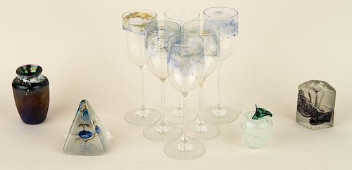COLLECTION OF TEN PIECES OF ART