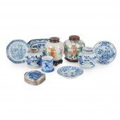 COLLECTION OF TEN PORCELAIN WA