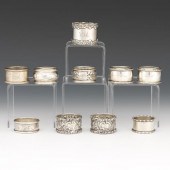 COLLECTION OF TEN STERLING SIL