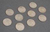 COLLECTION OF TEN US PEACE-TYP