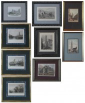 COLLECTION OF THIRTEEN ARCHITE