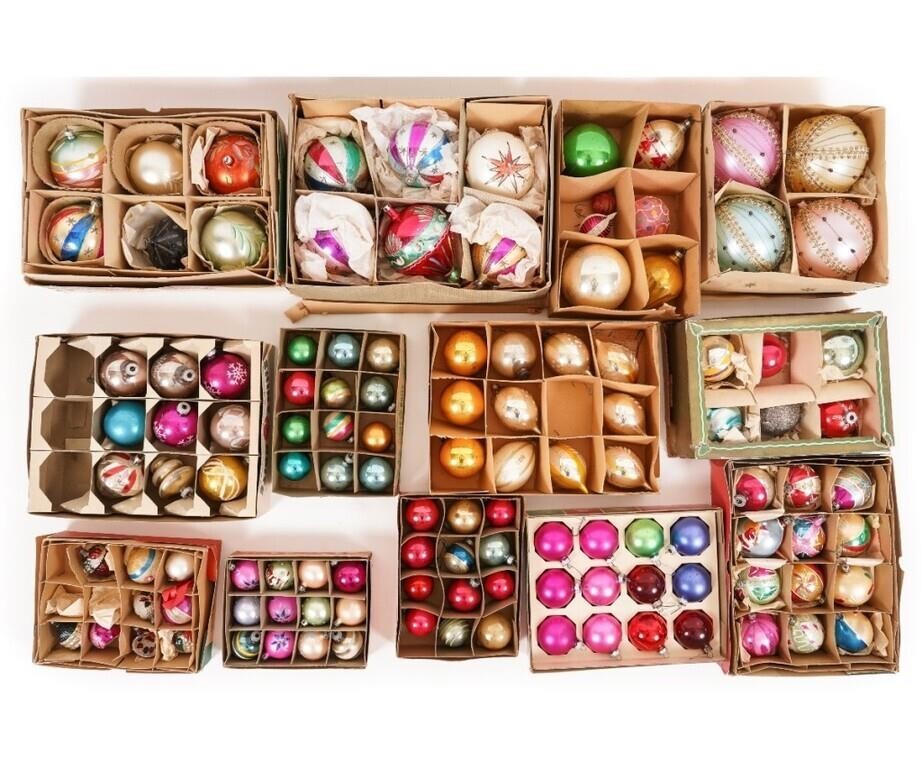 Collection of thirteen boxes of