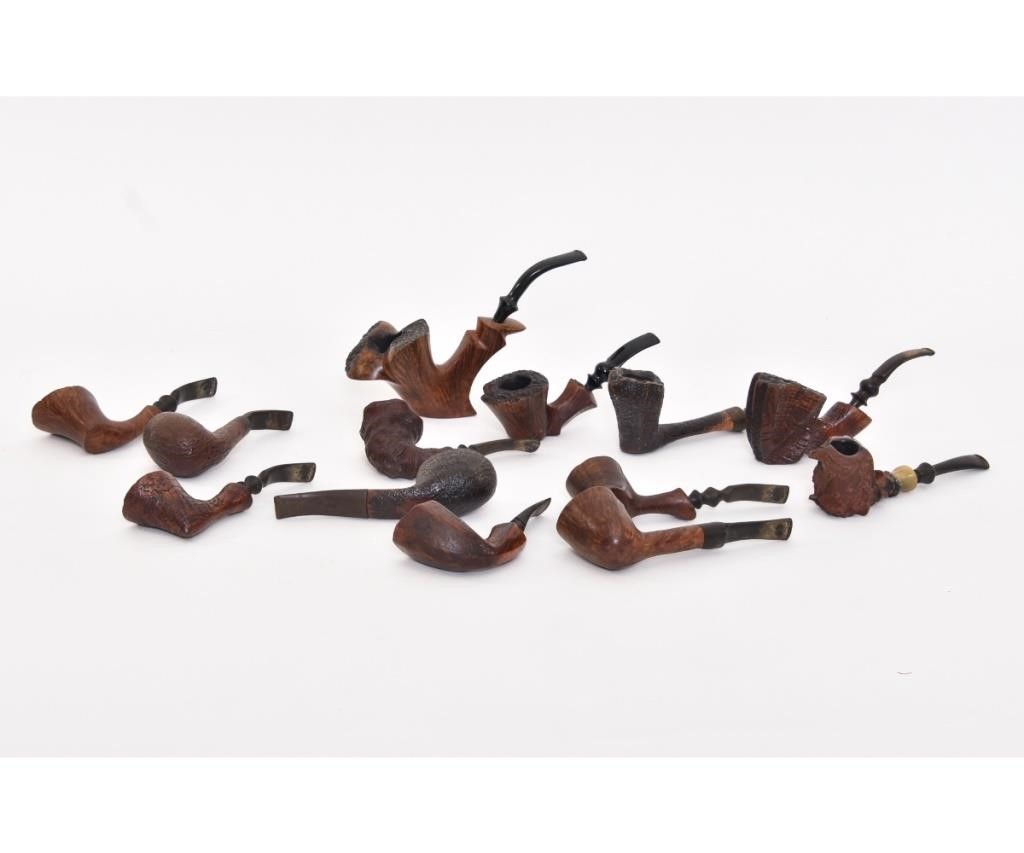 Collection of thirteen smoking