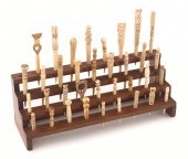 COLLECTION OF THIRTY-FIVE CARV