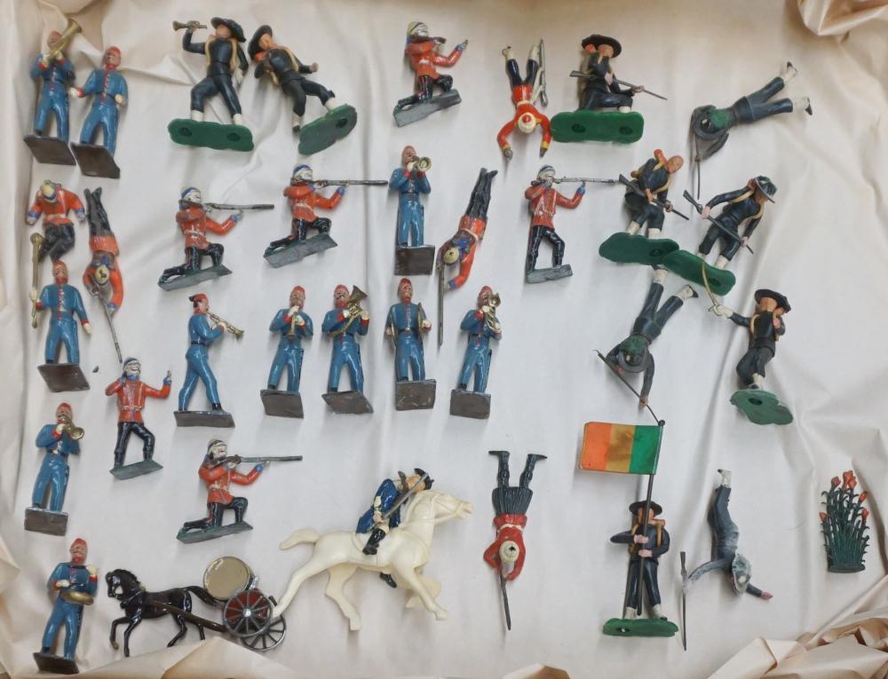 COLLECTION OF THIRTY-FOUR PAINTED