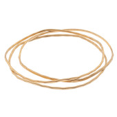 COLLECTION OF THREE 14K YELLOW