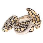 COLLECTION OF THREE 18K, STERL