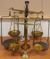 COLLECTION OF THREE BRASS AND