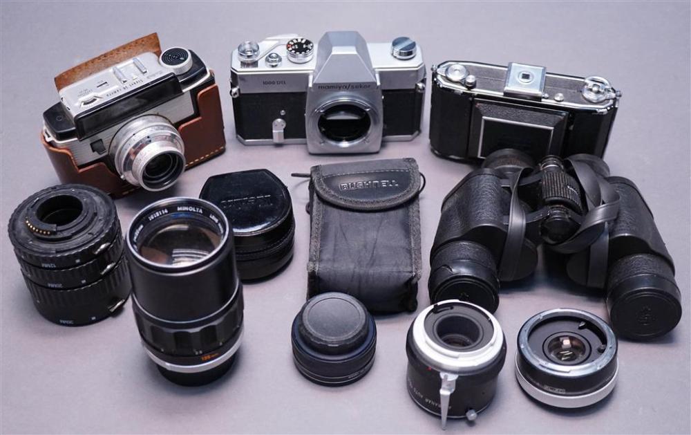 COLLECTION OF THREE CAMERAS,