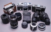 COLLECTION OF THREE CAMERAS, I