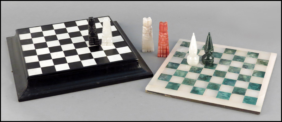 COLLECTION OF THREE CARVED STONE