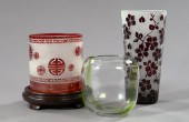 Collection of Three Glass Item