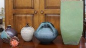 COLLECTION OF THREE GLAZED CER