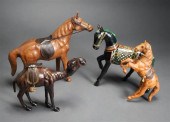 COLLECTION OF THREE LEATHER MO