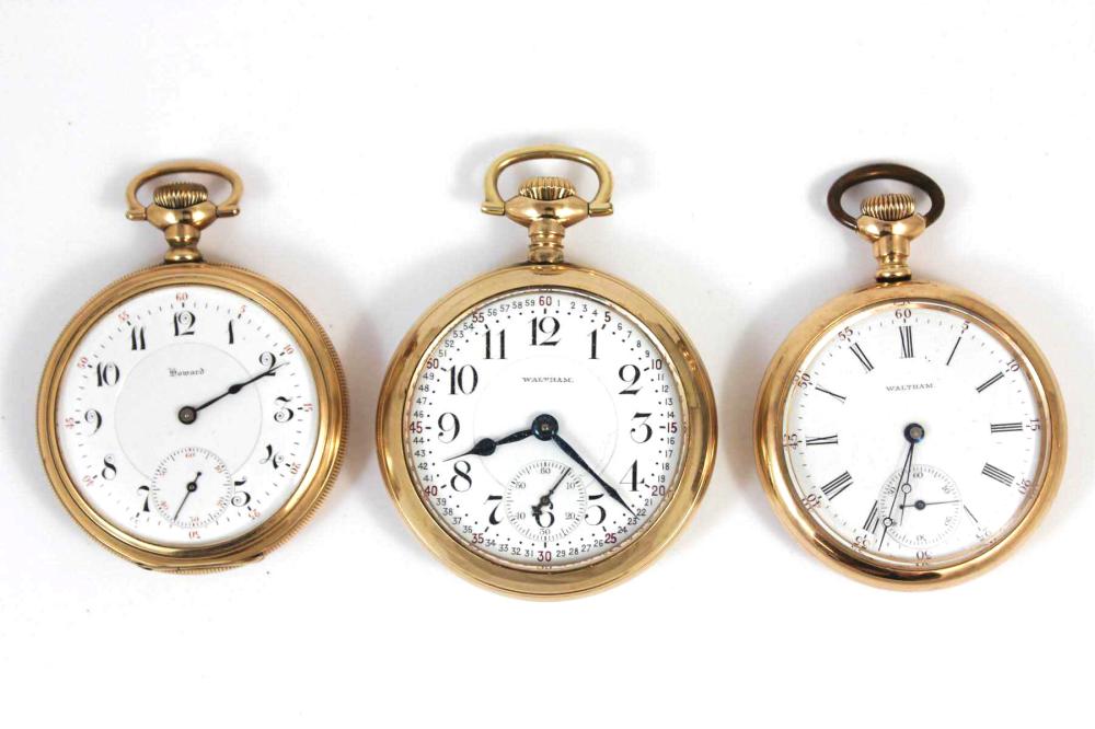 COLLECTION OF THREE OPEN FACE