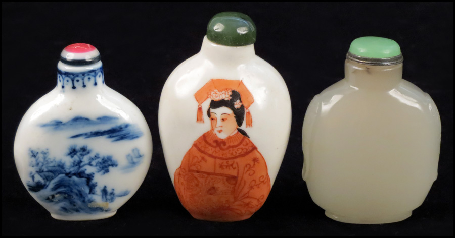 COLLECTION OF THREE SNUFF