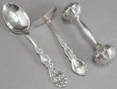 COLLECTION OF THREE STERLING S