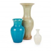 COLLECTION OF THREE VASES ????