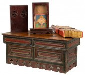COLLECTION OF TIBETAN LACQUERE