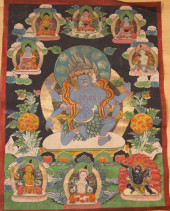 COLLECTION OF TIBETAN THANGKAS