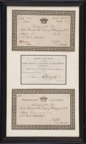 COLLECTION OF TICKETS FOR THE