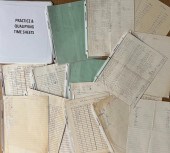 COLLECTION OF TIMING SHEETS, N