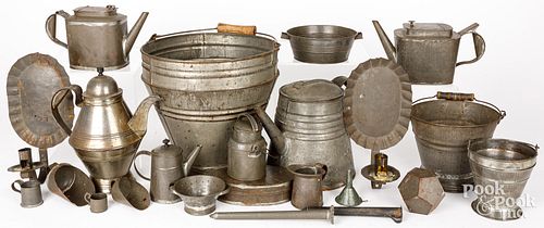 COLLECTION OF TINCollection of tin,