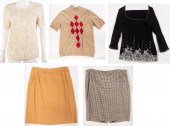 COLLECTION OF TOPS AND SKIRTS