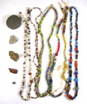 COLLECTION OF TRADE BEADS INCL