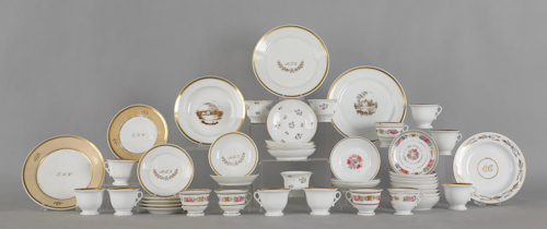 Collection of Tucker porcelain
