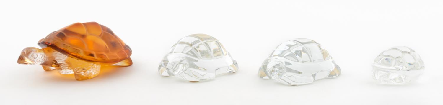 COLLECTION OF TURLES, LALIQUE,