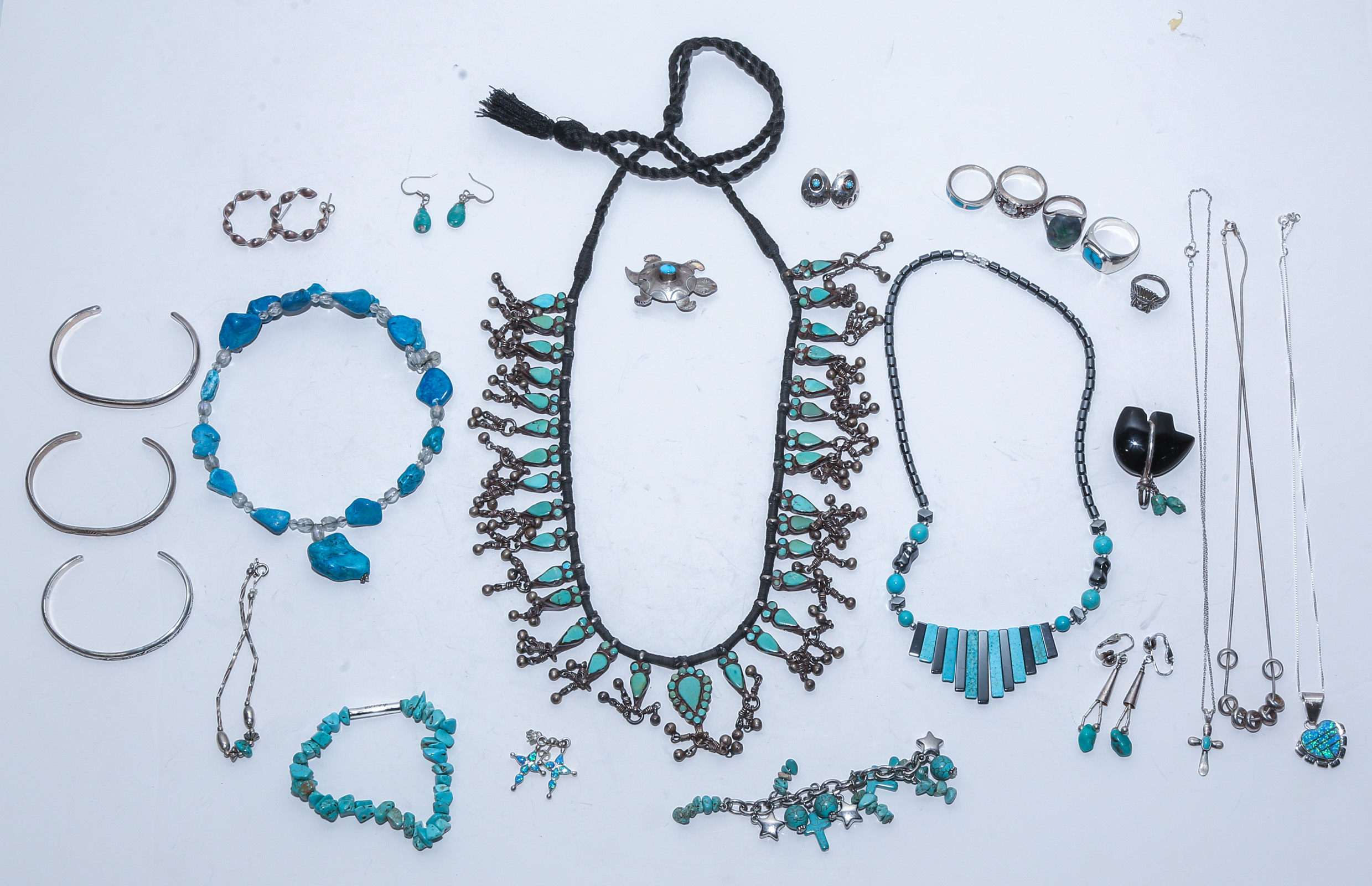 COLLECTION OF TURQUOISE BLUE