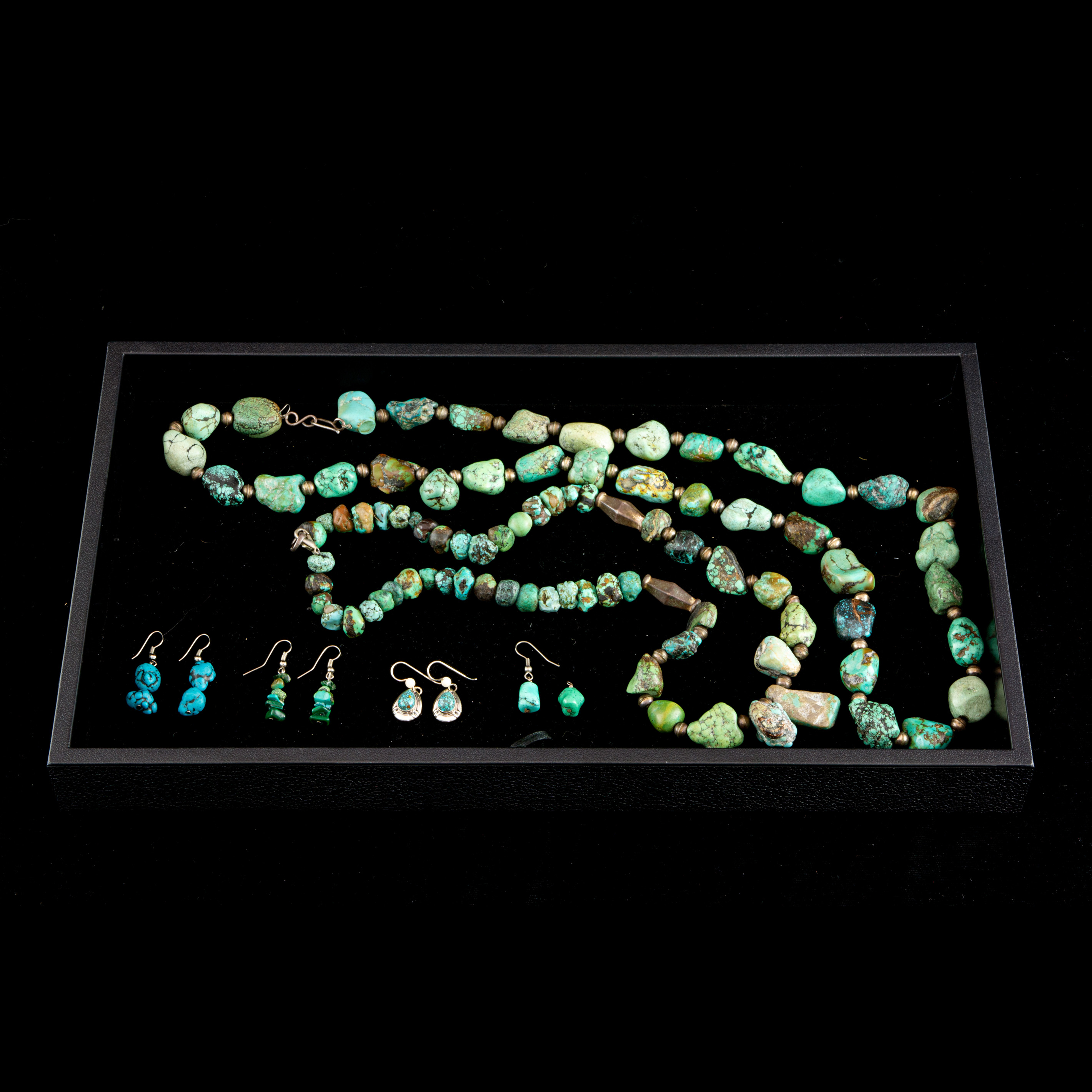COLLECTION OF TURQUOISE JEWELRY: