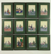 COLLECTION OF TWELVE CHINESE E