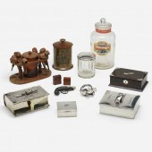 . Collection of twelve smoking