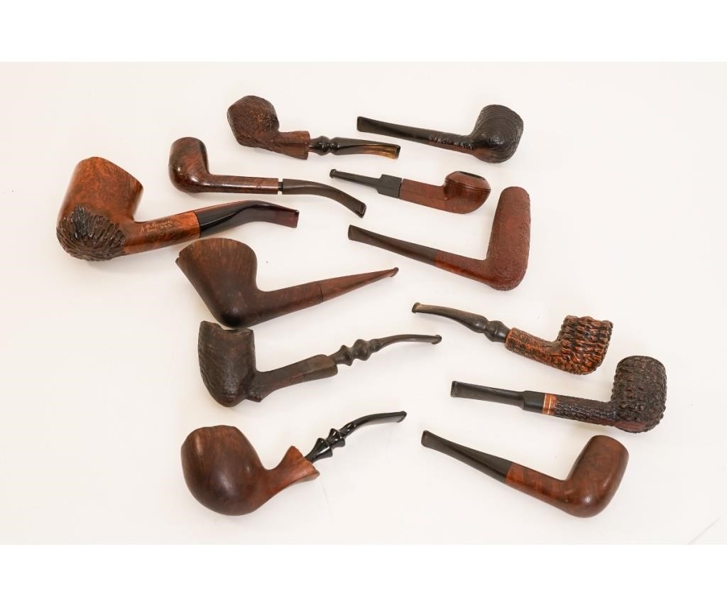 Collection of twelve smoking