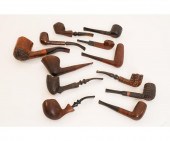 Collection of twelve smoking p