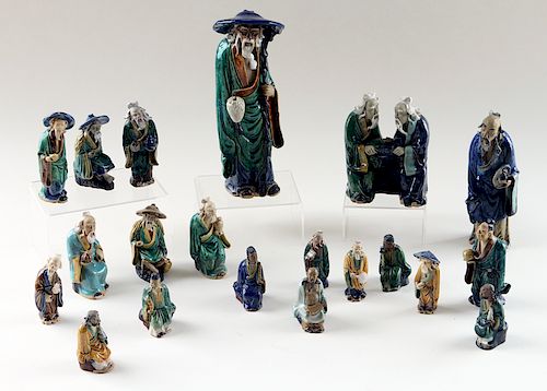 COLLECTION OF TWENTY CHINESE MUD