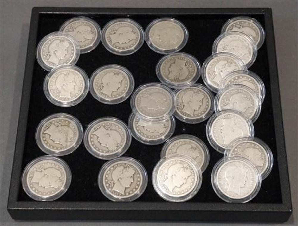 COLLECTION OF TWENTY-FOUR US BARBER