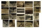 COLLECTION OF TWENTY GLASS NEG