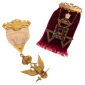 COLLECTION OF TWO MASONIC MEDA