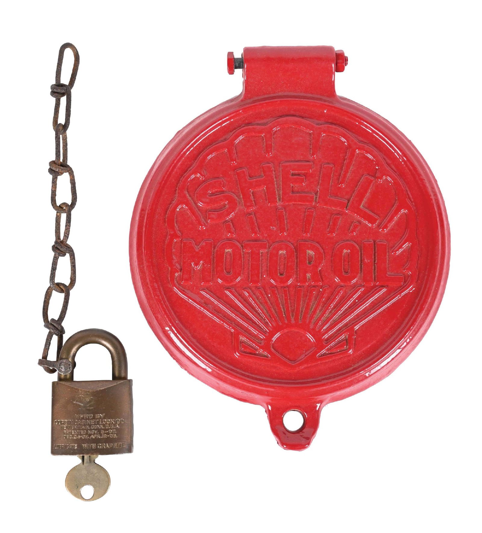COLLECTION OF TWO: SHELL EMBOSSED