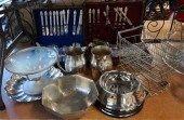 COLLECTION OF TWO SILVER PLATE
