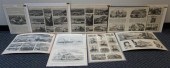 COLLECTION OF UNFRAMED HARPERS