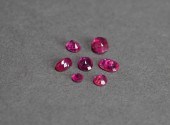 COLLECTION OF UNMOUNTED RUBIES