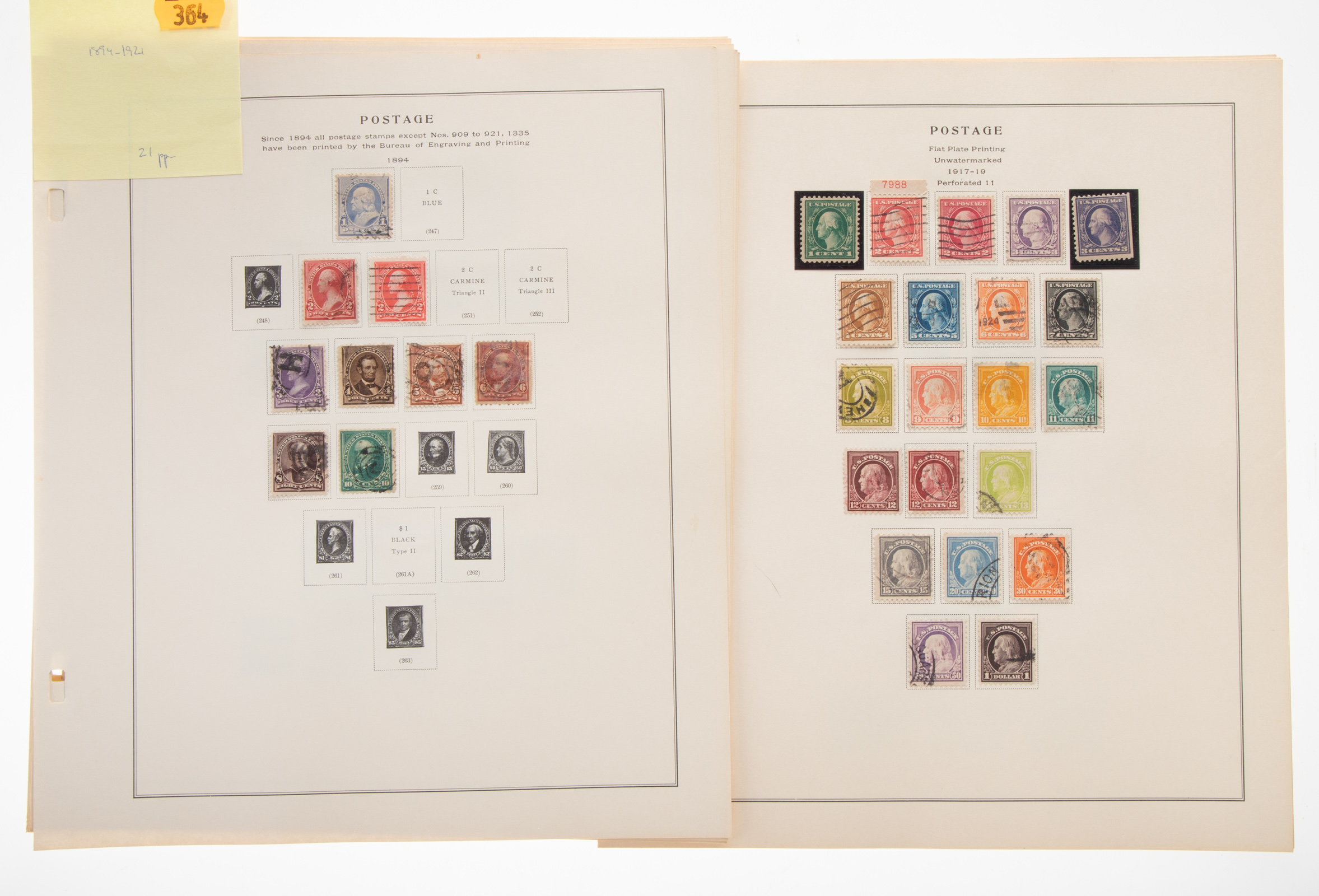 COLLECTION OF U.S. POSTAGE