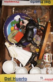 Collection of various pottery