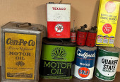 COLLECTION OF VARIOUS SIZE OIL