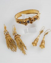 COLLECTION OF VICTORIAN GOLD J