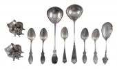 COLLECTION OF VICTORIAN STERLI